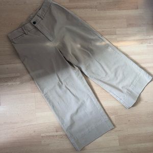FRANK AND OAK Wide Leg Cropped Pants